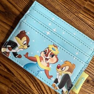 Disney Chip and Dale Clarice Card Holder Wallet NWT Loungefly